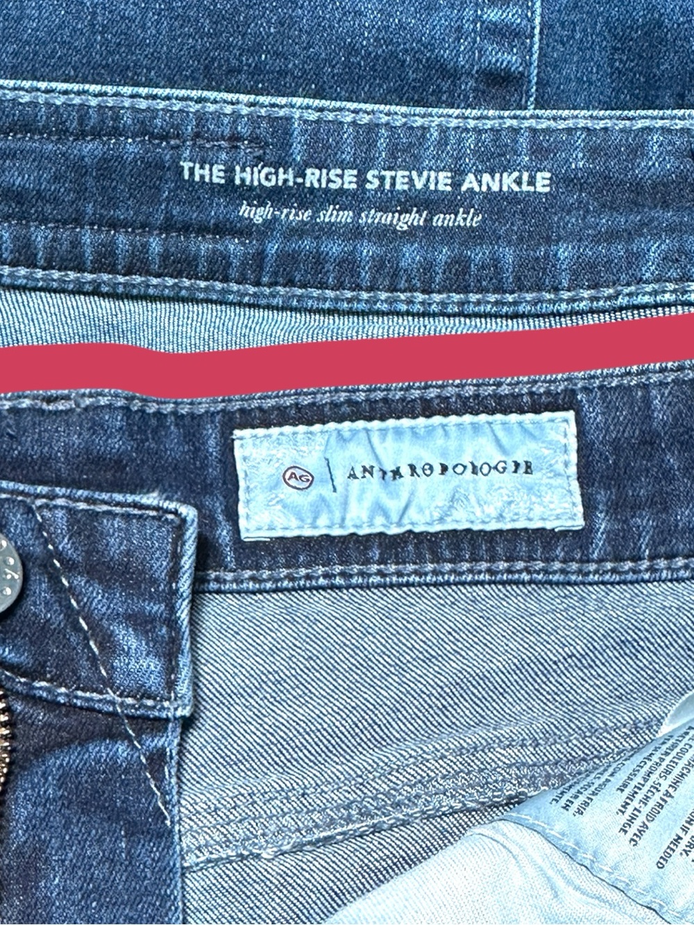 AG The Stevie High-Rise Skinny Ankle Jeans.👖 Size 26R (Run Large) - Picture 12 of 16